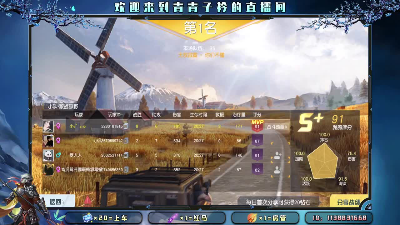 分享幸运 见者幸福。 第8段