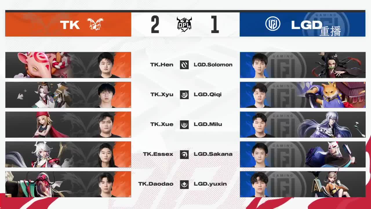 平安京OPL春季赛 第6段