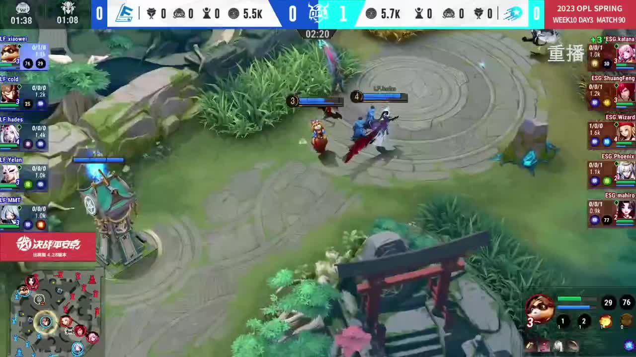 平安京OPL春季赛 第1段