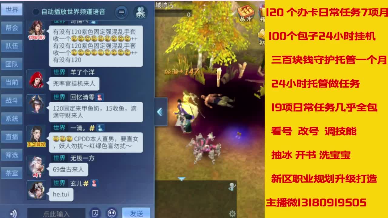 接托管，画壁  卡龙 打造 冲级 第5段