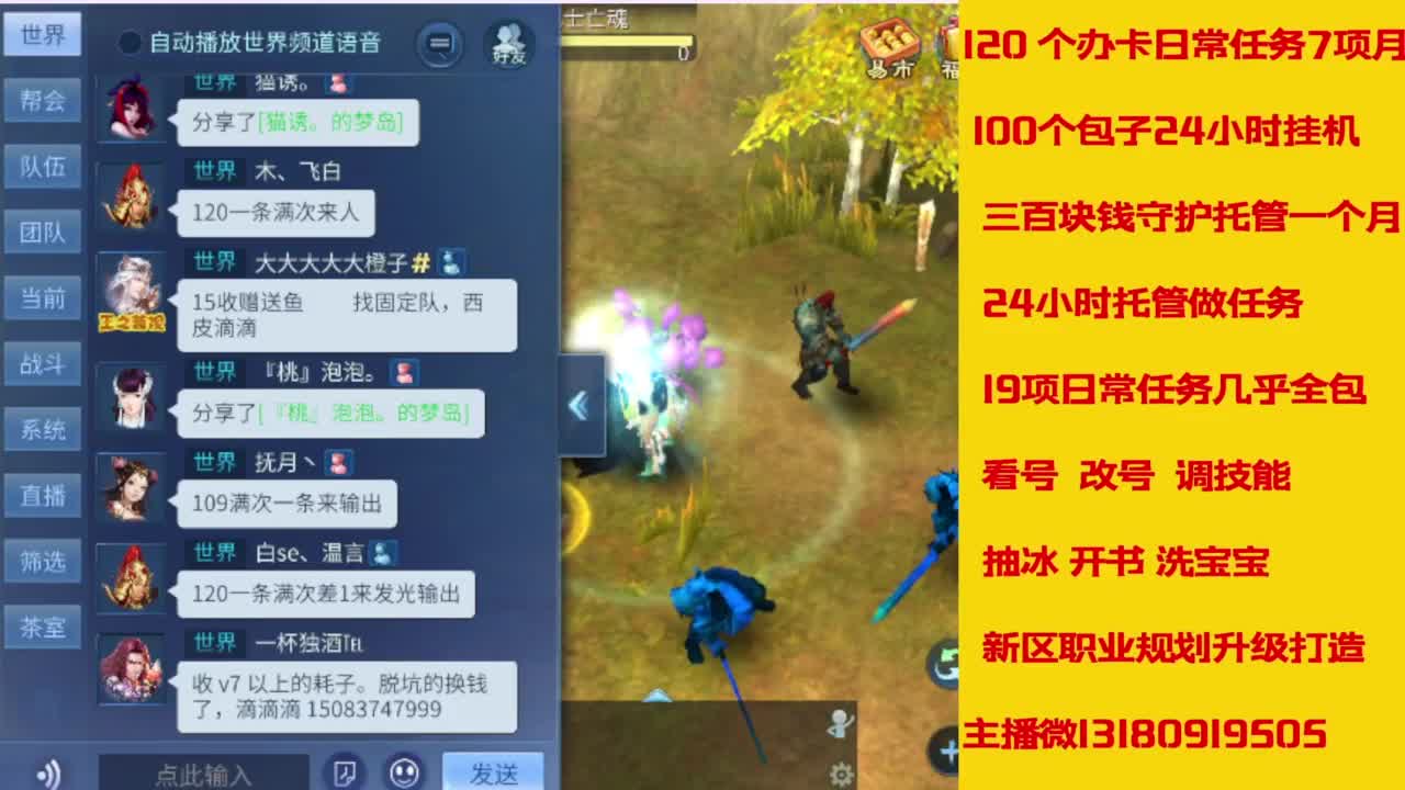 接托管，画壁  卡龙 打造 冲级 第9段