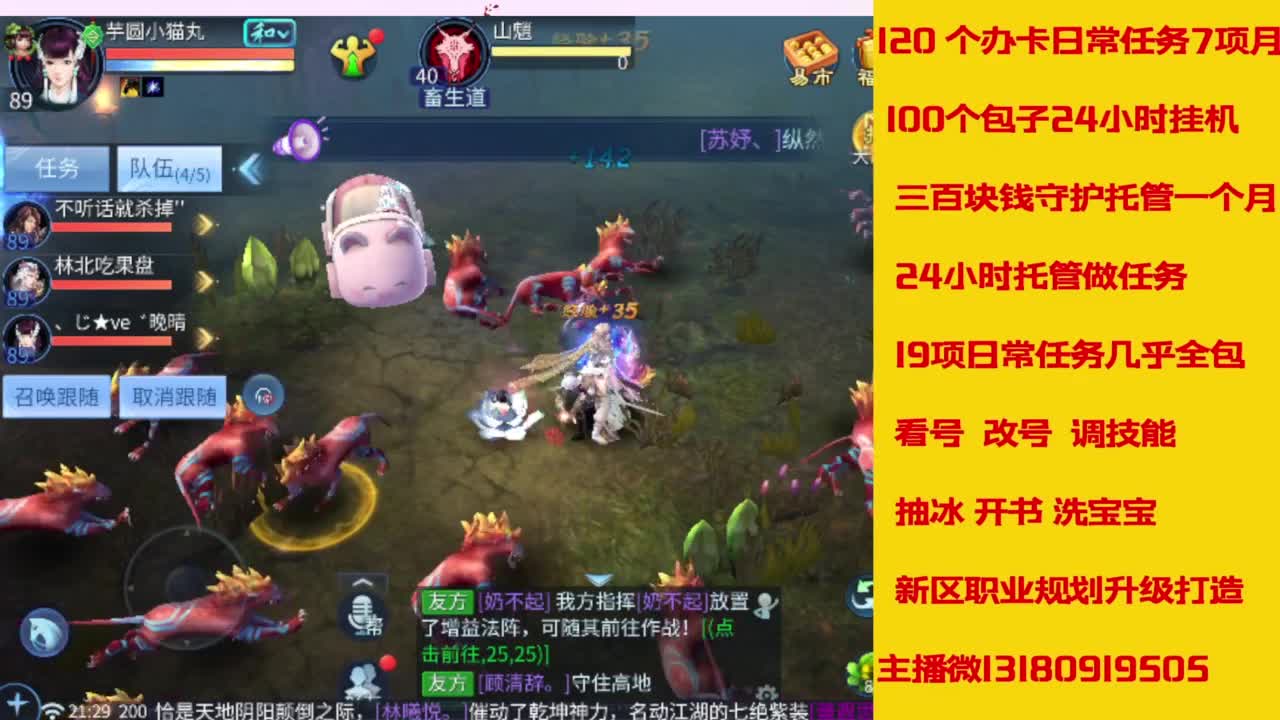 接托管，画壁  卡龙 打造 冲级 第5段
