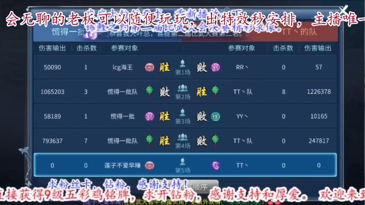 主打散财，接打架接托管 第6段