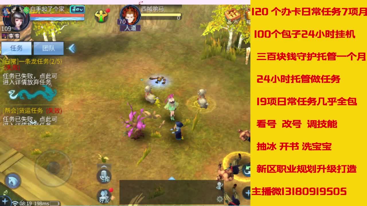 接托管，画壁  卡龙 打造 冲级 第9段