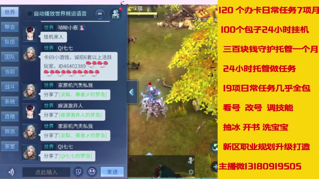 接托管，画壁  卡龙 打造 冲级 第3段