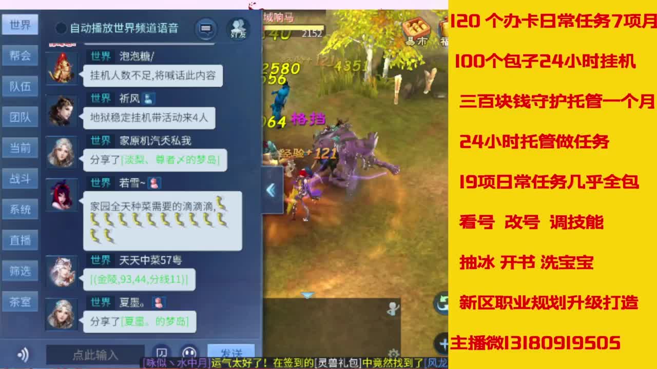 接托管，画壁  卡龙 打造 冲级 第1段