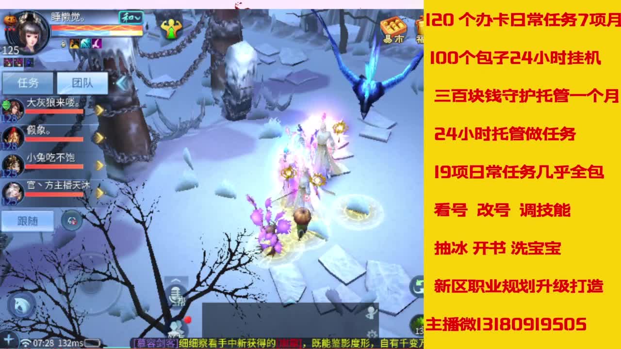接托管，画壁  卡龙 打造 冲级 第6段