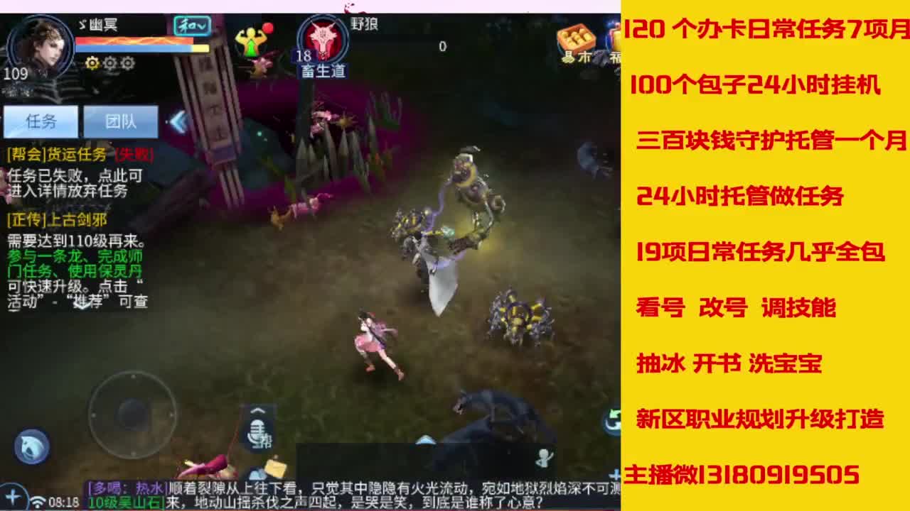 接托管，画壁  卡龙 打造 冲级 第10段