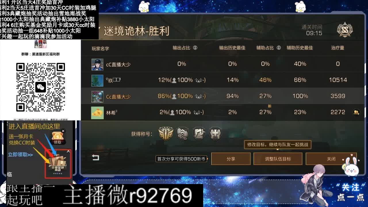 30兑换CC时装特价永久时装 第1段