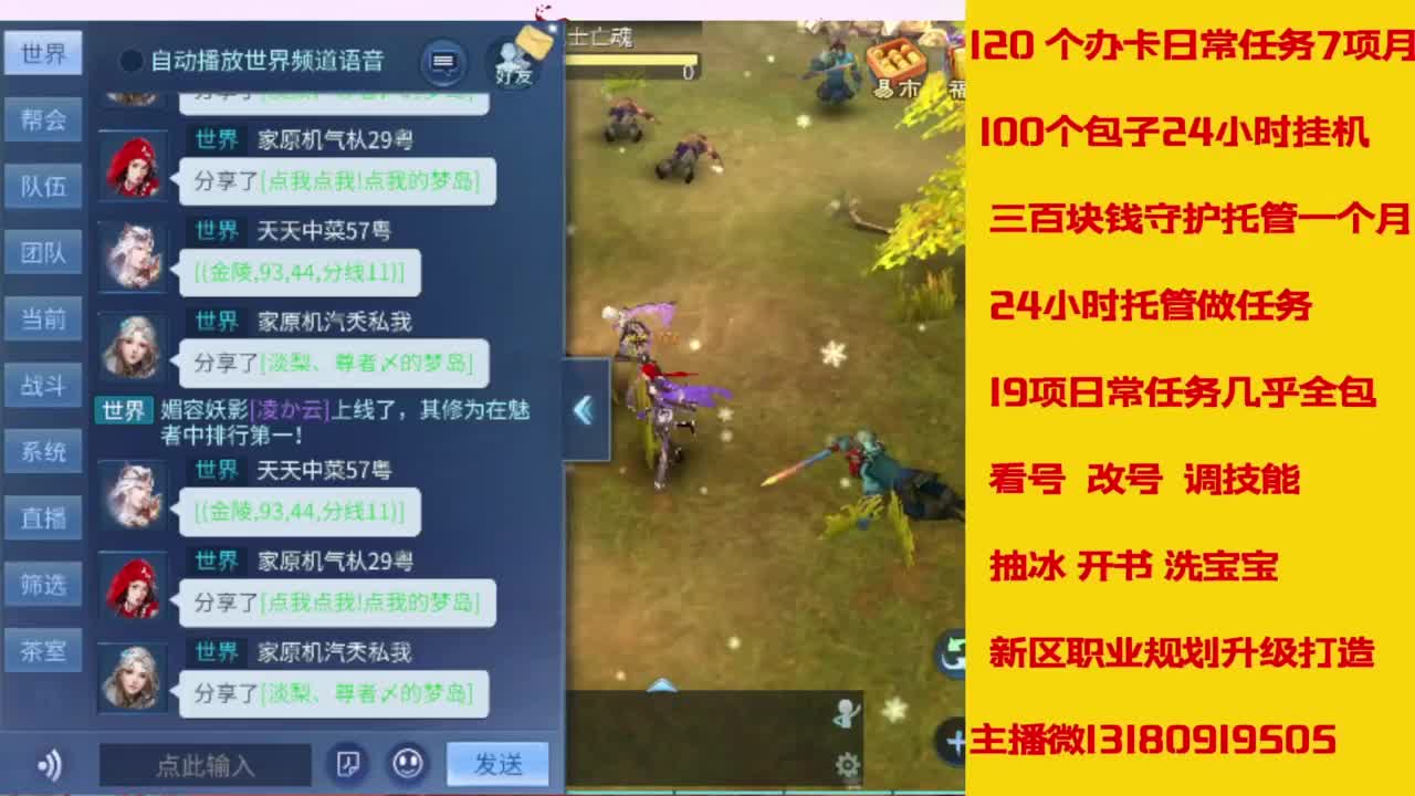 接托管，画壁  卡龙 打造 冲级 第1段