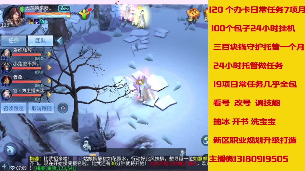 接托管，画壁  卡龙 打造 冲级 第7段