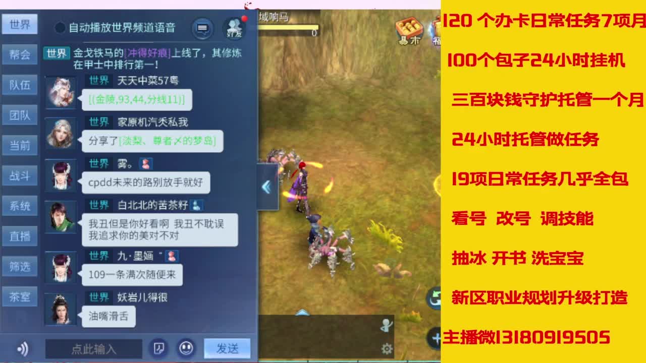 接托管，画壁  卡龙 打造 冲级 第9段