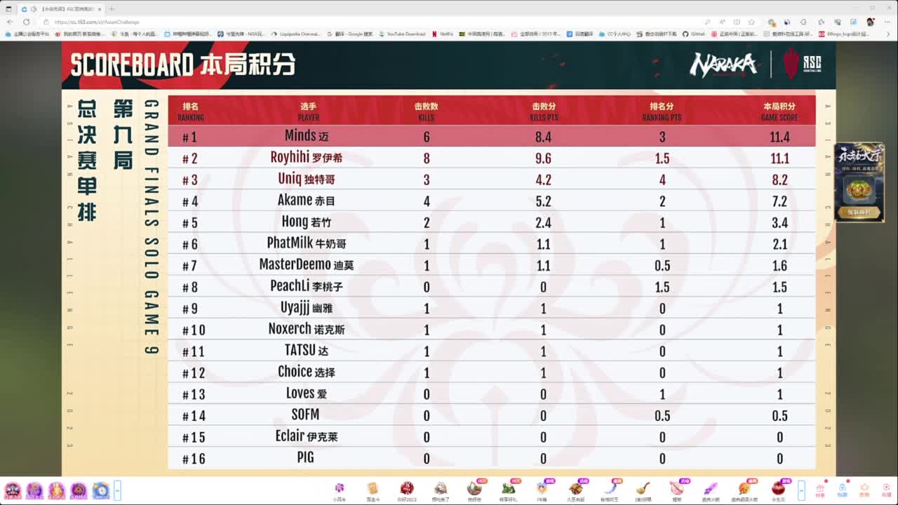 亚洲挑战赛决赛 第11段