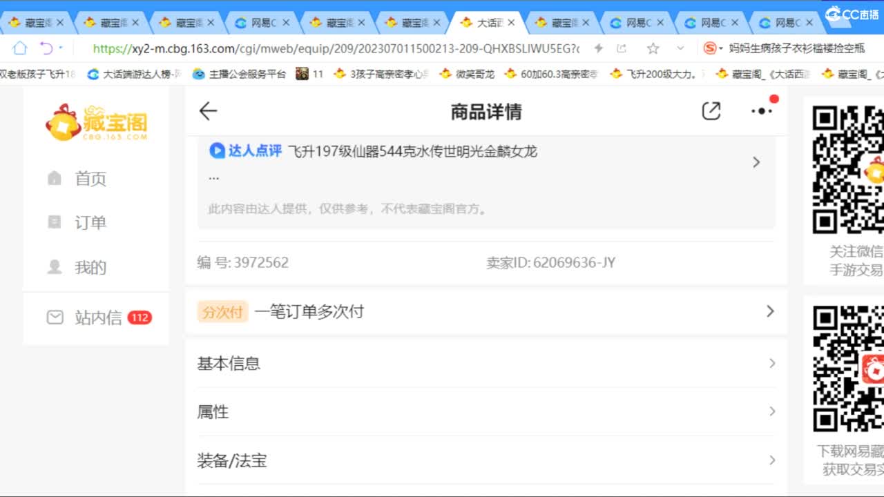 估价配装专业细心的主播 第6段