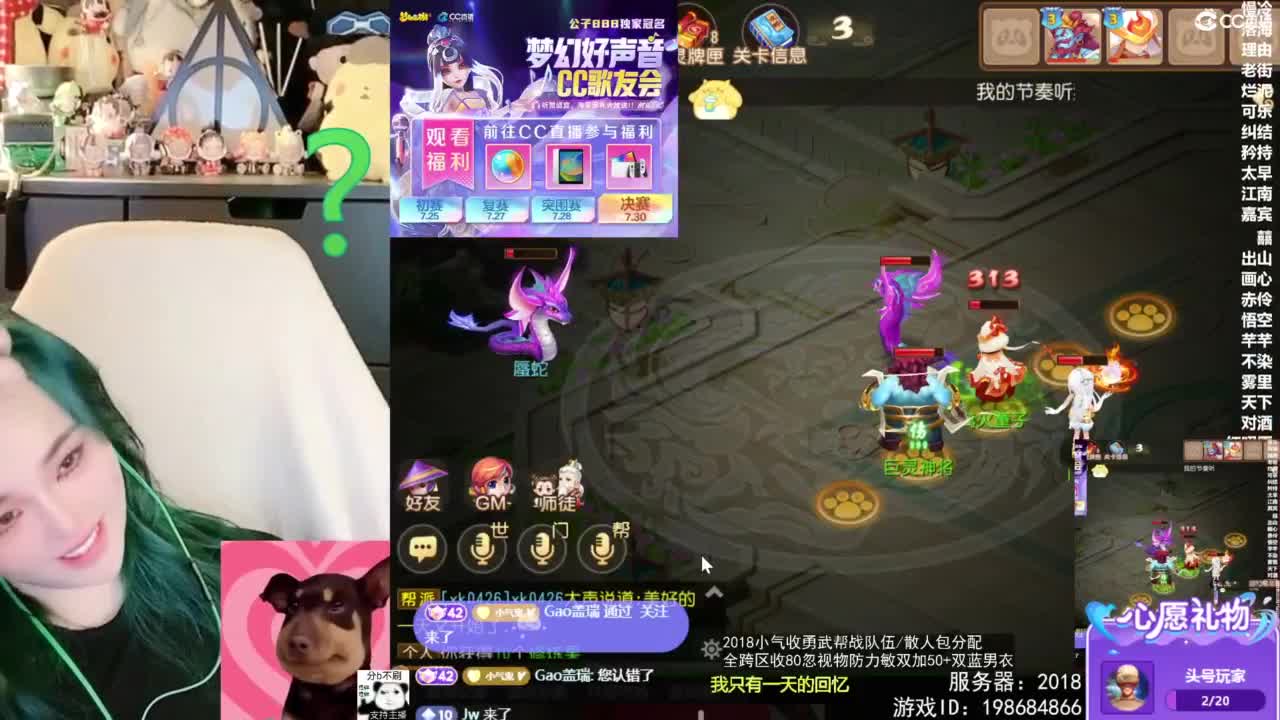 2018唱歌的勇武菜猪/点唱主播 第9段