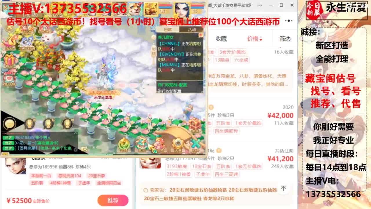 专业藏宝阁，估价找号帮出，调号 第8段