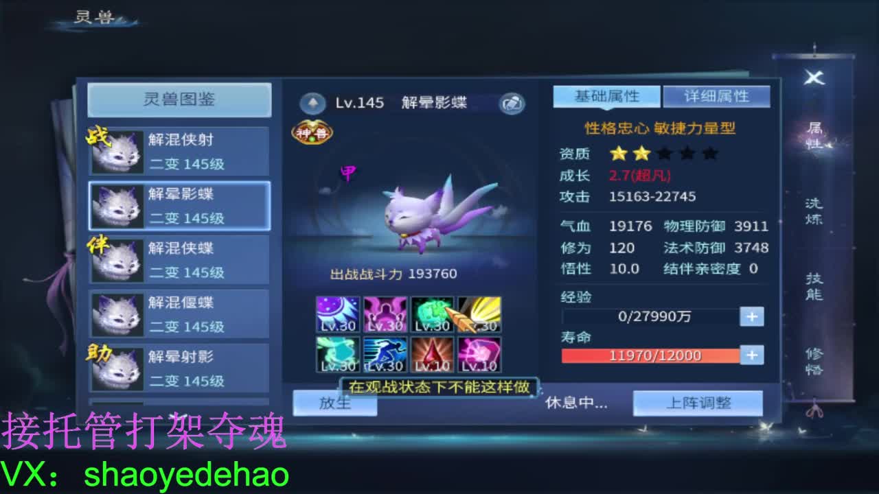 接全托 打架夺魂 比武背饰熔炼 第6段