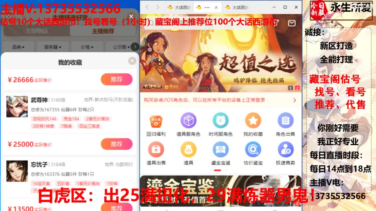专业藏宝阁，估价找号帮出，调号 第4段