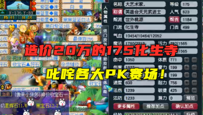 梦幻西游：全号仅20万，拿英雄会武进士，这才叫钱都花到刀刃上！