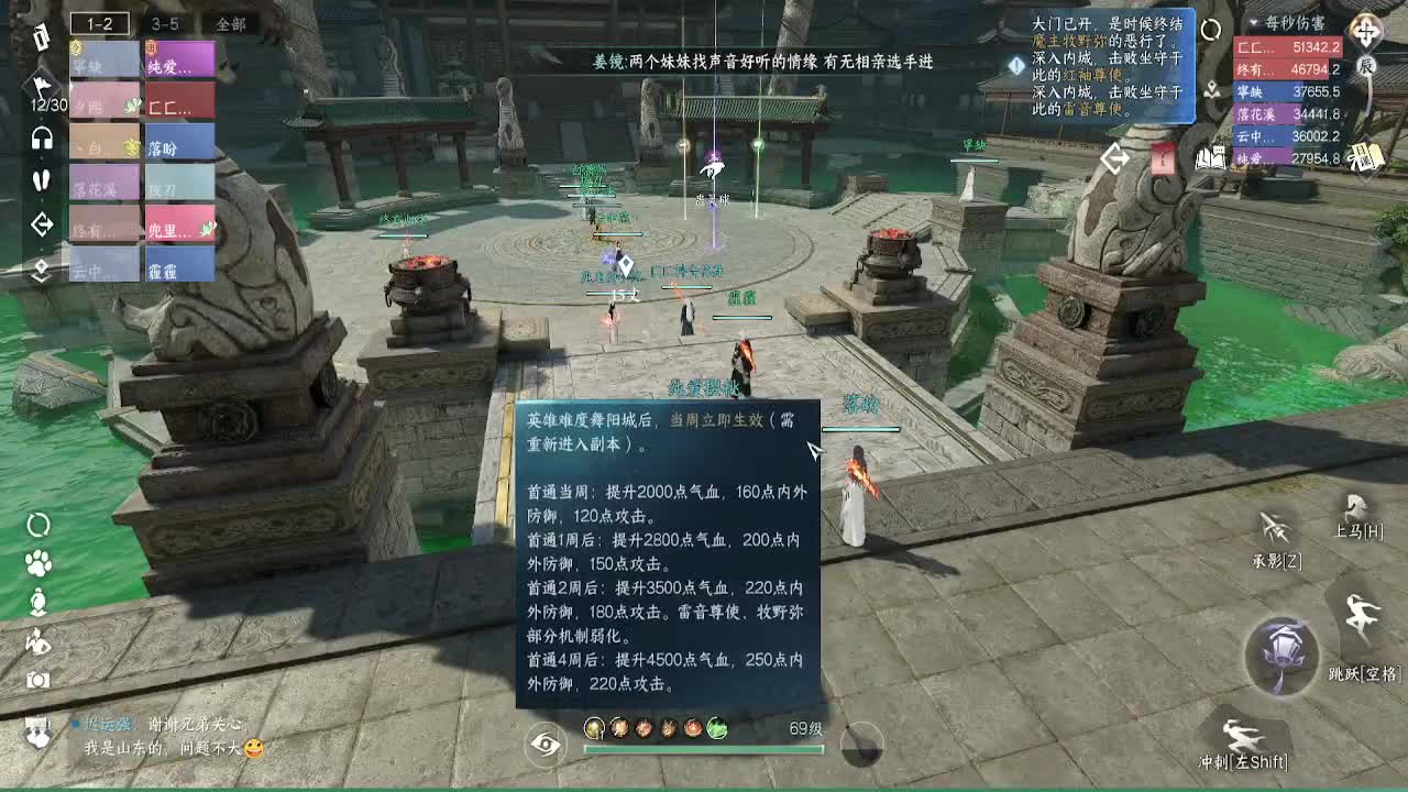 托管，舞阳包车，调号，秒伤 第1段