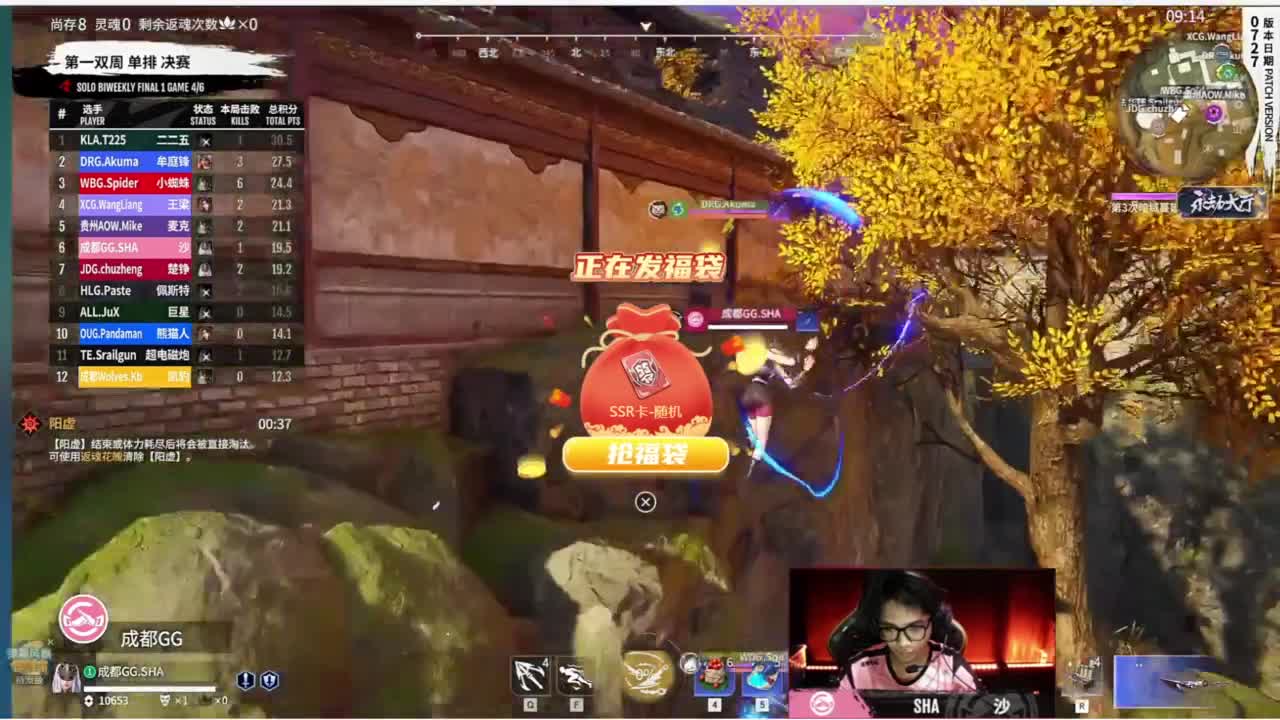 夏季赛第一双周单排周决 第6段