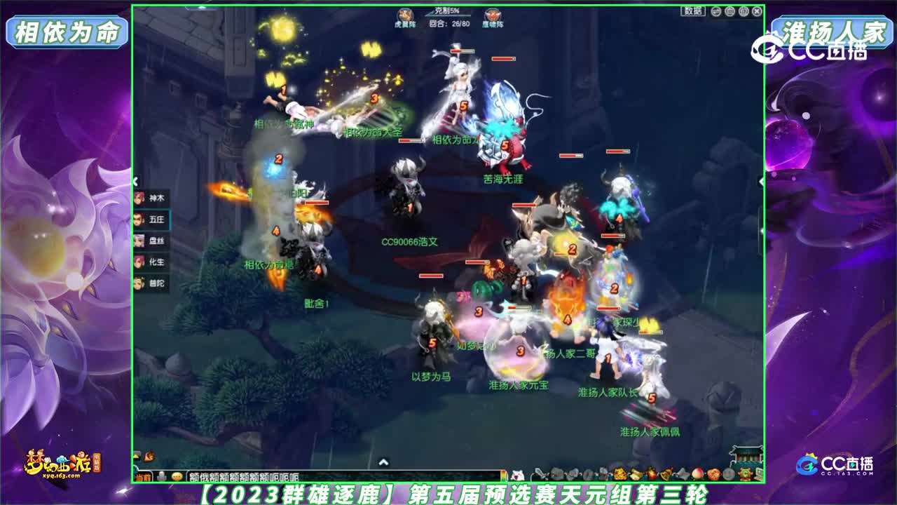 【2023群雄逐鹿】第五届预选赛天元组第三轮：相依为命 VS 淮扬人家【CC情报站】