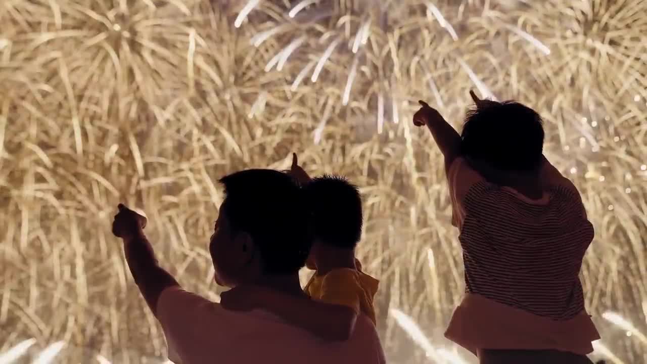 《大话西游》21周年庆烟花大会 第2段