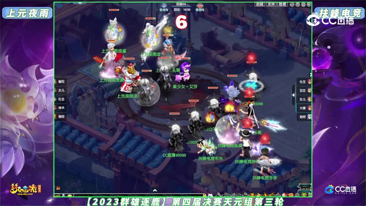 【2023群雄逐鹿】第四届决赛天元组第三轮：扶峰电竞 VS 上元夜雨【CC情报站】