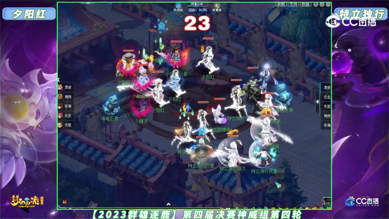 【2023群雄逐鹿】第四届决赛神威组第四轮：特立独行 VS 夕阳红【CC情报站】