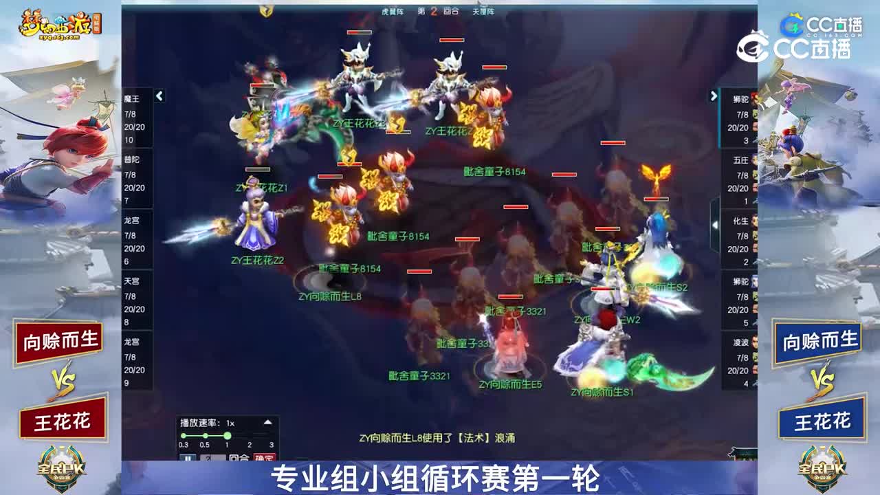 【2023全民PK赛】专业组小组赛第一轮：向赊而生VS王花花【CC情报站】