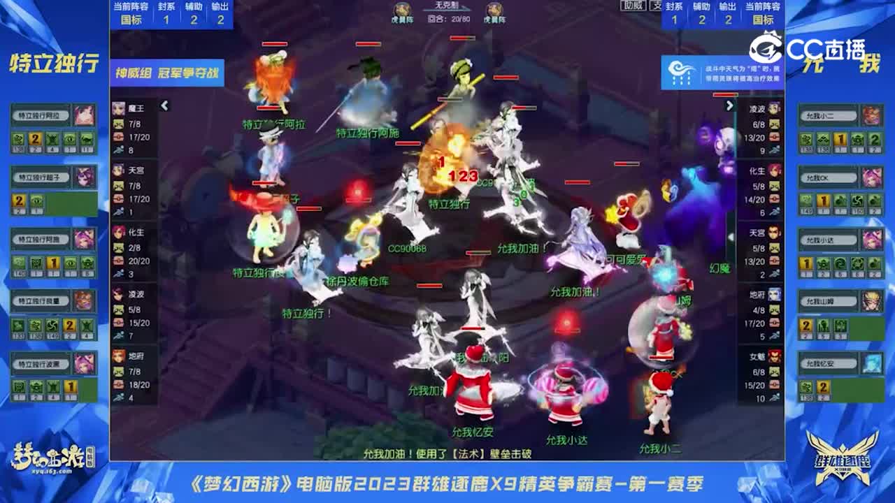 【2023群雄逐鹿】神威组第一届冠军争夺战：允我VS特立独行【CC情报站】