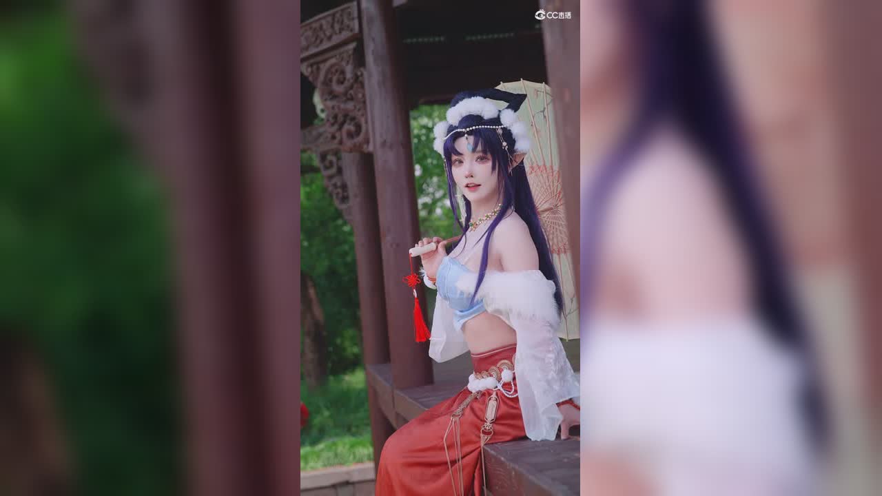 大话曲苑-狐美人油纸伞变装
