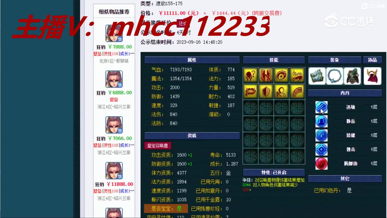 【主播点评】狂豹