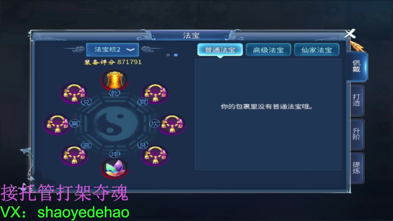 接托管打架 斗魂比武首席背饰 第5段