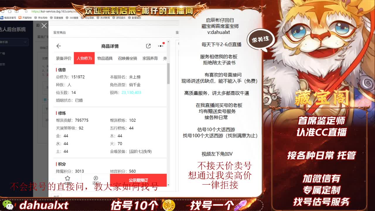 藏宝阁找号估号 第2段
