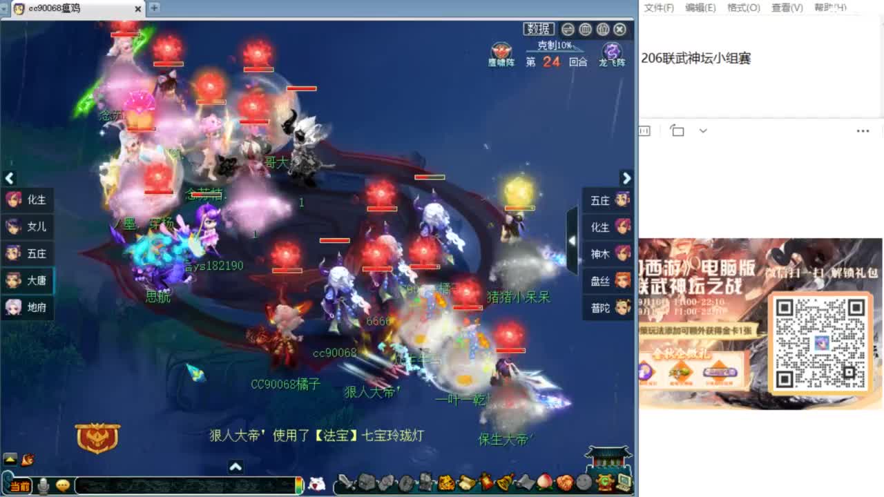 解说西栅206联服战！ 第2段