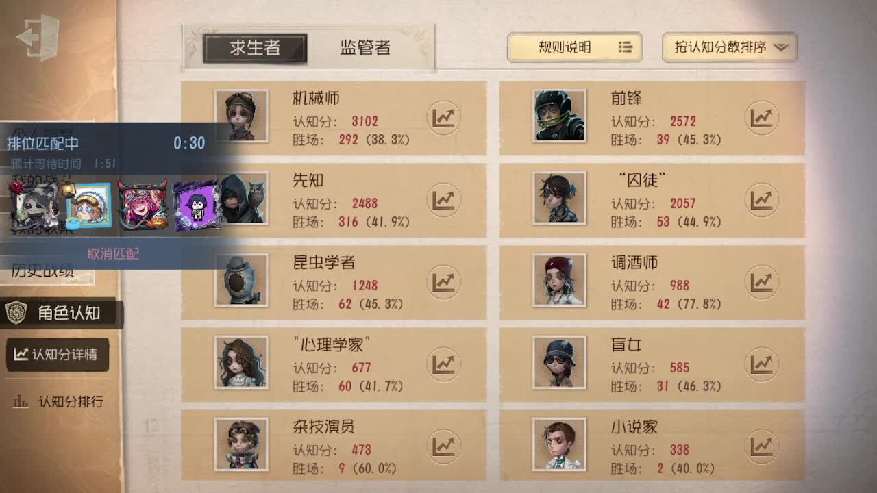 来第五人格坐牢~ 第3段