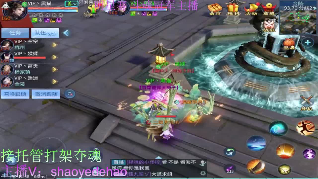 接托管打架 斗魂比武首席背饰 第4段