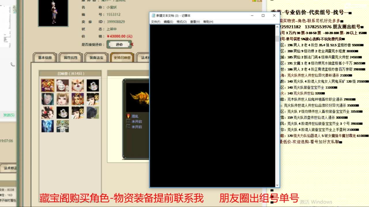 乘黄-专业估价-代卖组号单号配装调抗 第5段