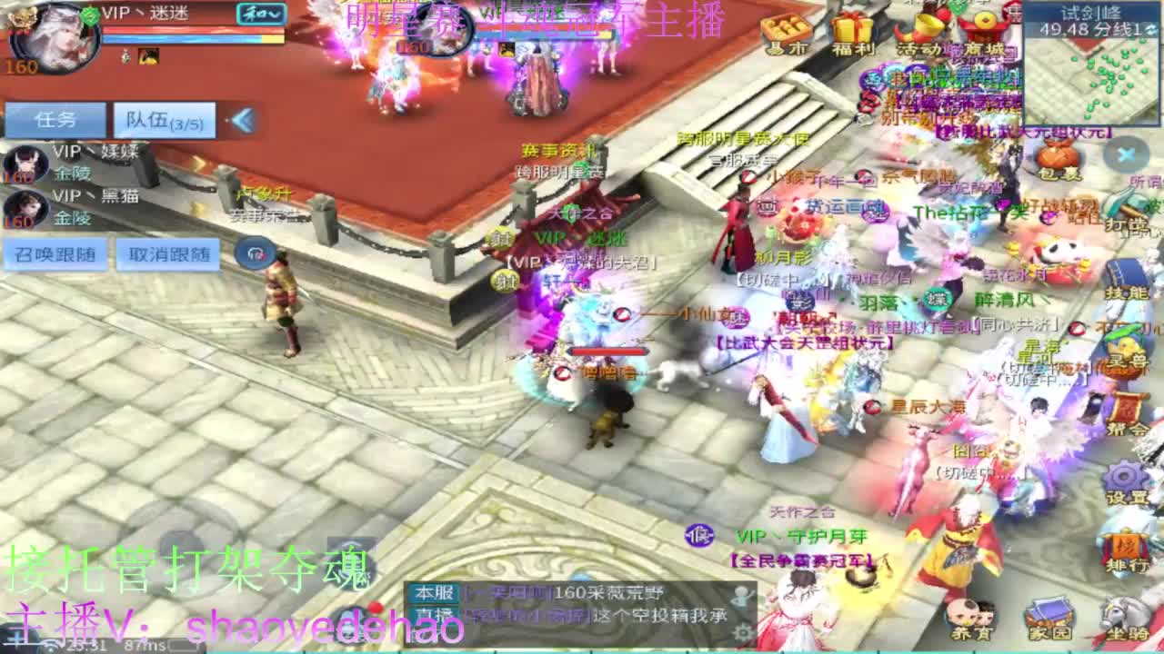 接托管打架 斗魂比武首席背饰 第5段