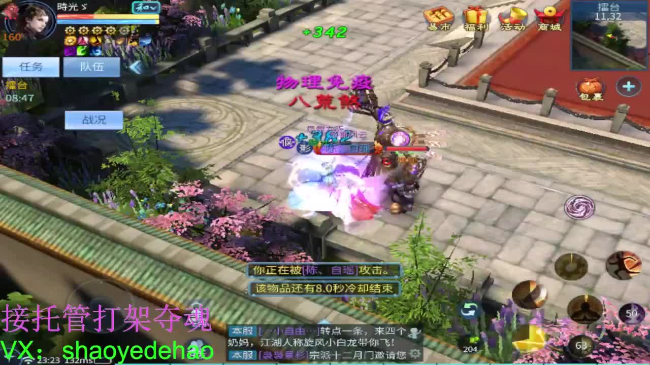 接托管打架 斗魂比武首席背饰 第4段