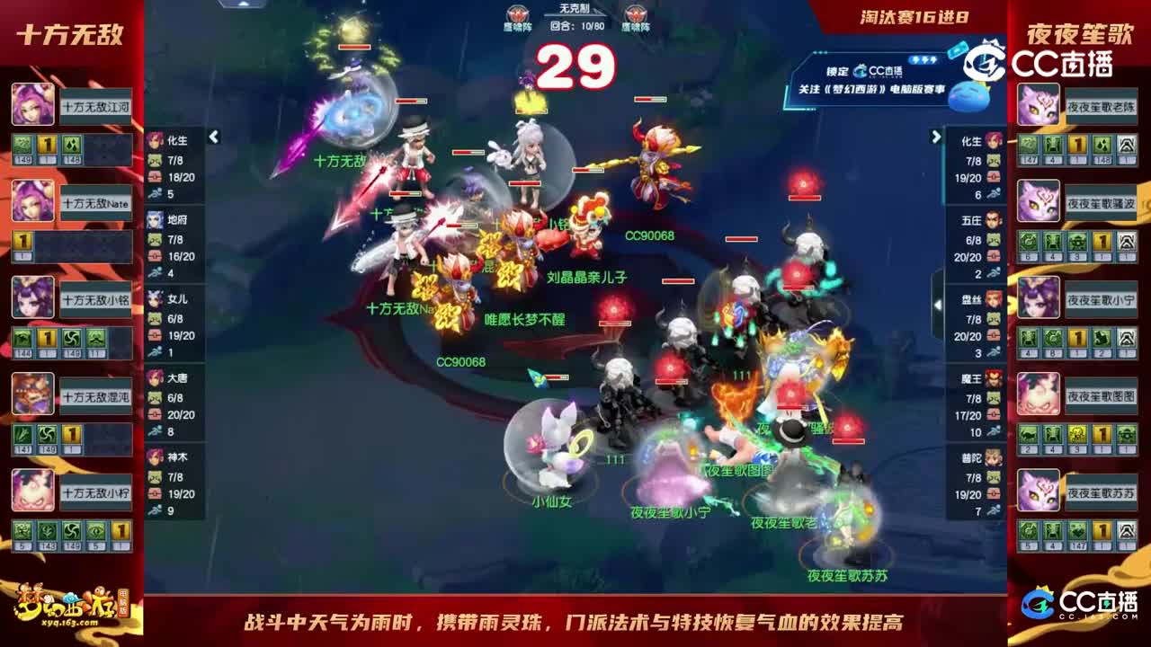 【2023群雄逐鹿】天元组第二届决赛第三轮：夜夜笙歌VS十方无敌【CC情报站】