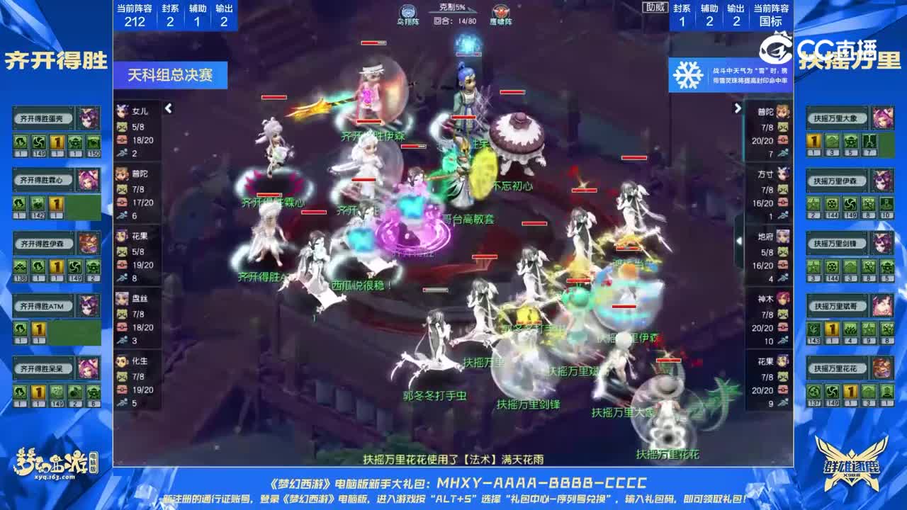 【2023群雄逐鹿】天科组第二届总决赛：扶摇万里VS齐开得胜【CC情报站】