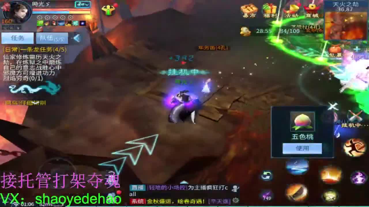 接托管打架 斗魂比武首席背饰 第7段