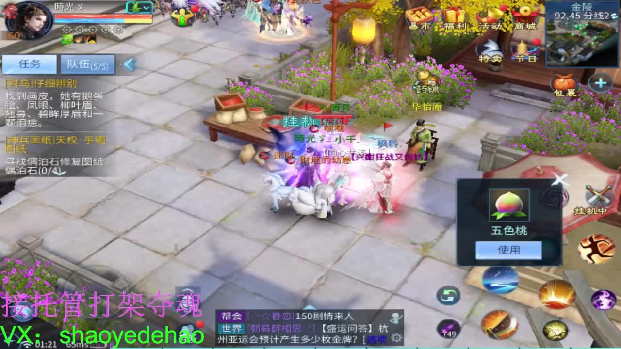 接托管打架 斗魂比武首席背饰 第8段