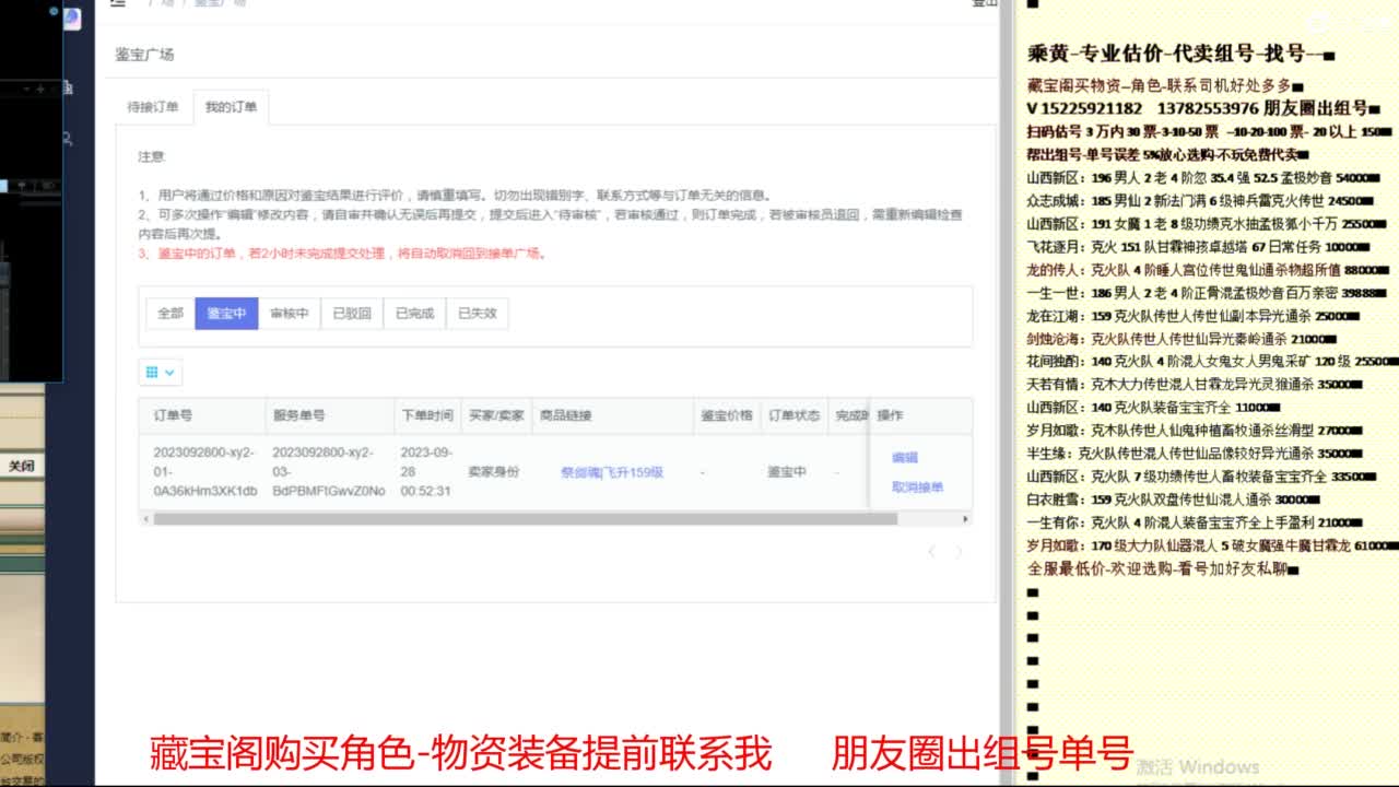 乘黄-专业估价-代卖组号单号配装调抗 第10段