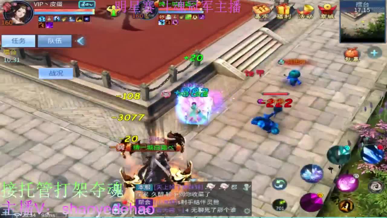 接托管打架 斗魂比武首席背饰 第4段