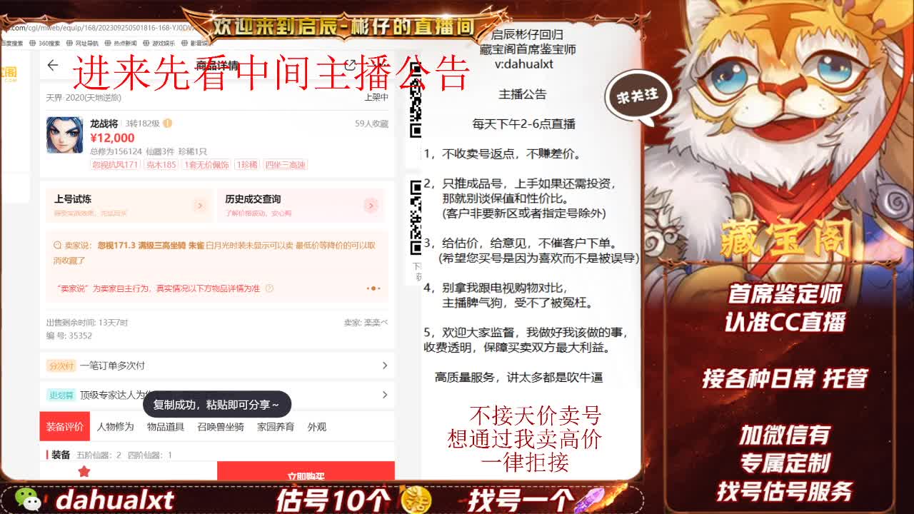藏宝阁找号估号 第6段