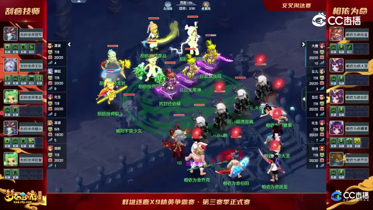 【2023群雄逐鹿】天元组第三届正式赛第八轮：相依为命VS刮痧J师【CC情报站】