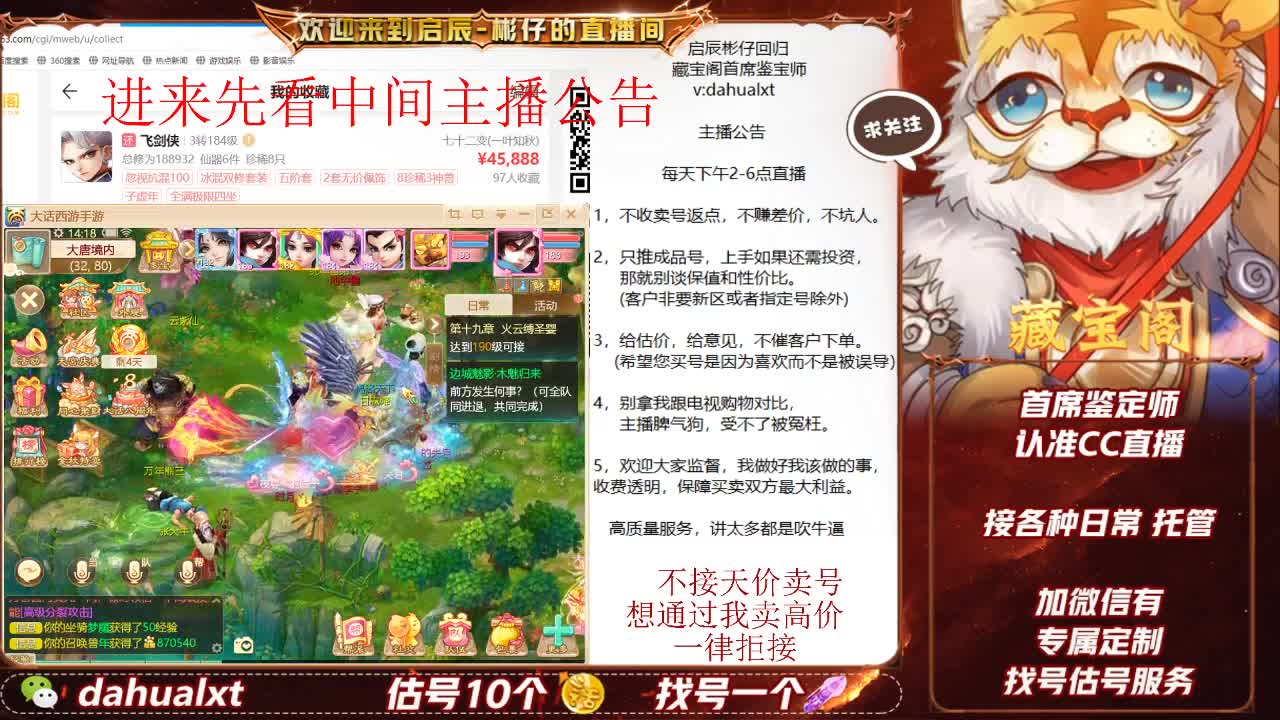 藏宝阁找号估号 第1段